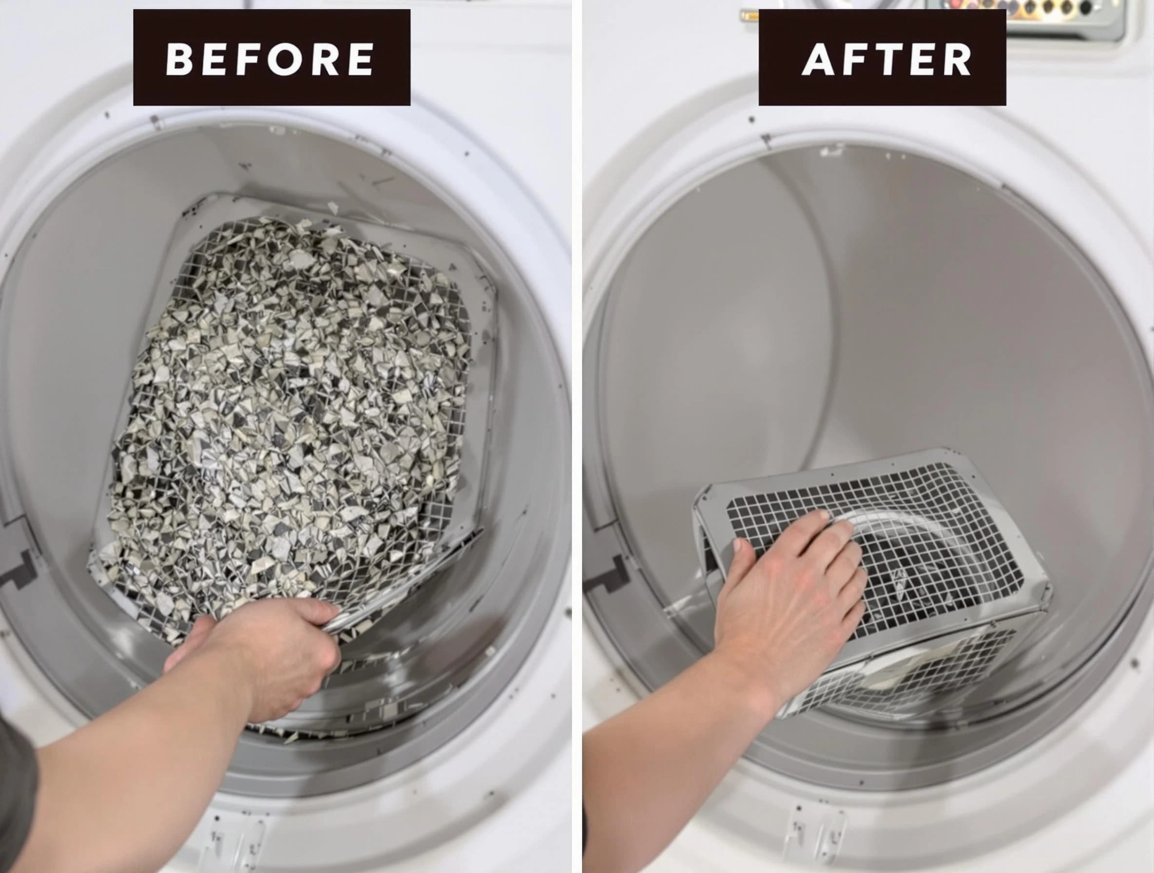 Professional lint trap cleaning by Hyrum Dryer Vent Cleaning in Hyrum