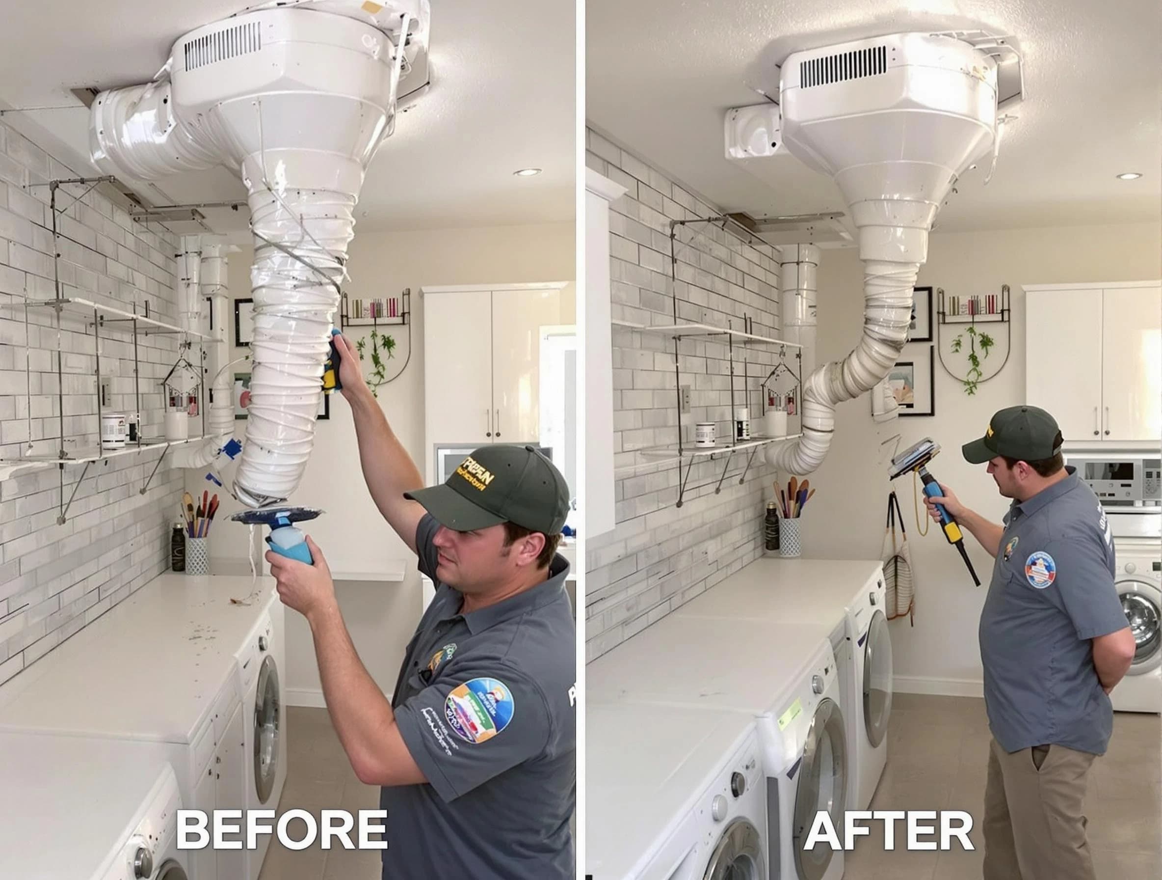 Professional dryer exhaust vent cleaning by Hyrum Dryer Vent Cleaning in Hyrum