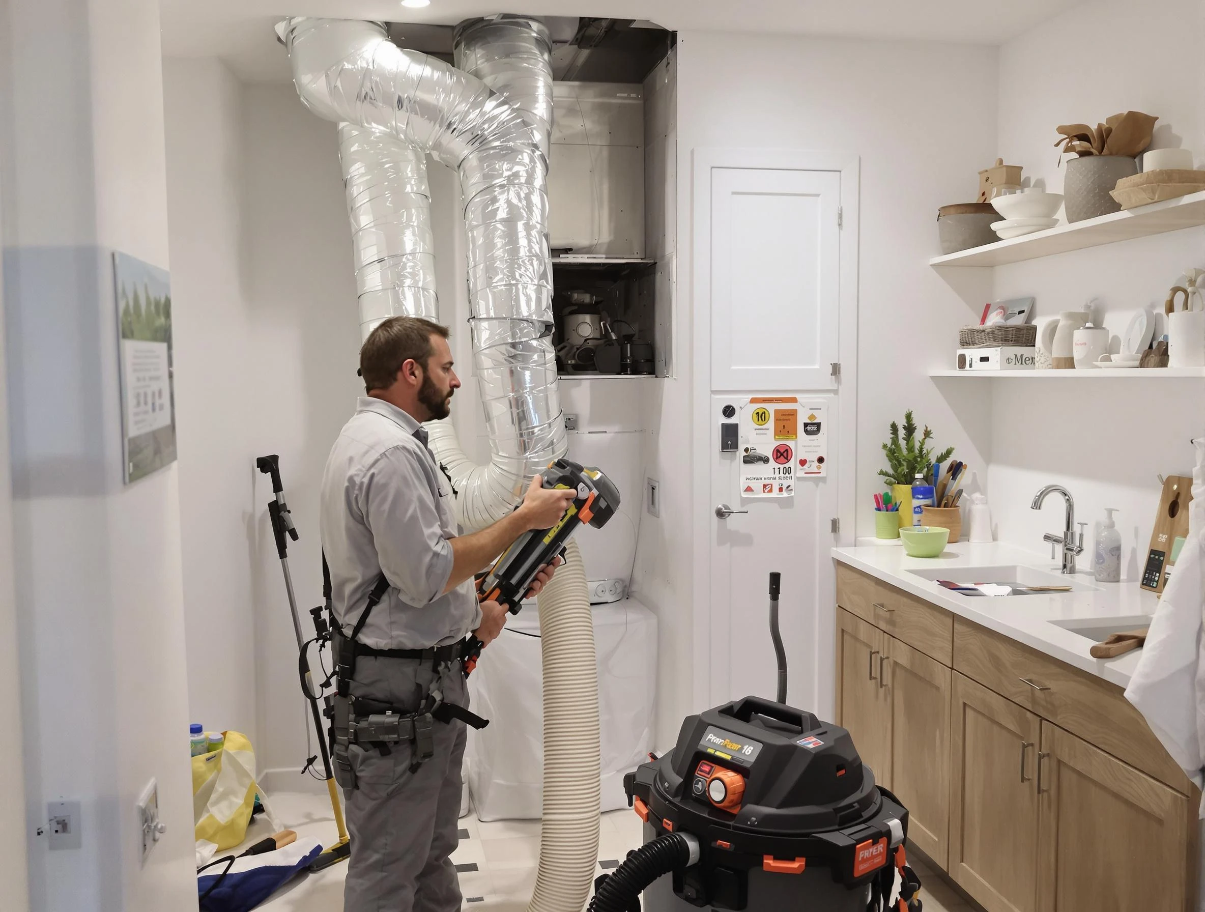 Clogged Dryer Vent Cleaning in Hyrum