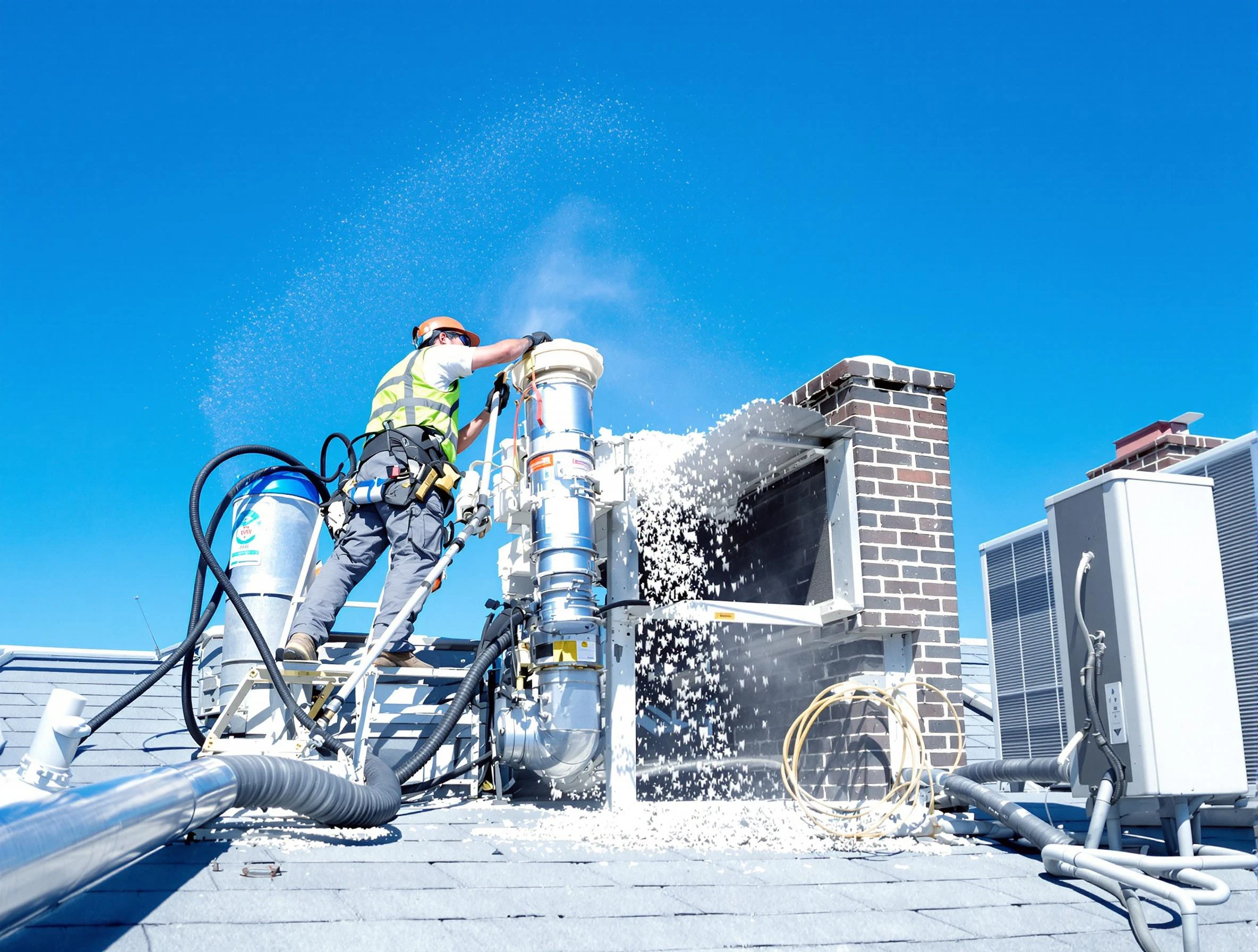 Expert roof dryer vent cleaning by Hyrum Dryer Vent Cleaning in Hyrum