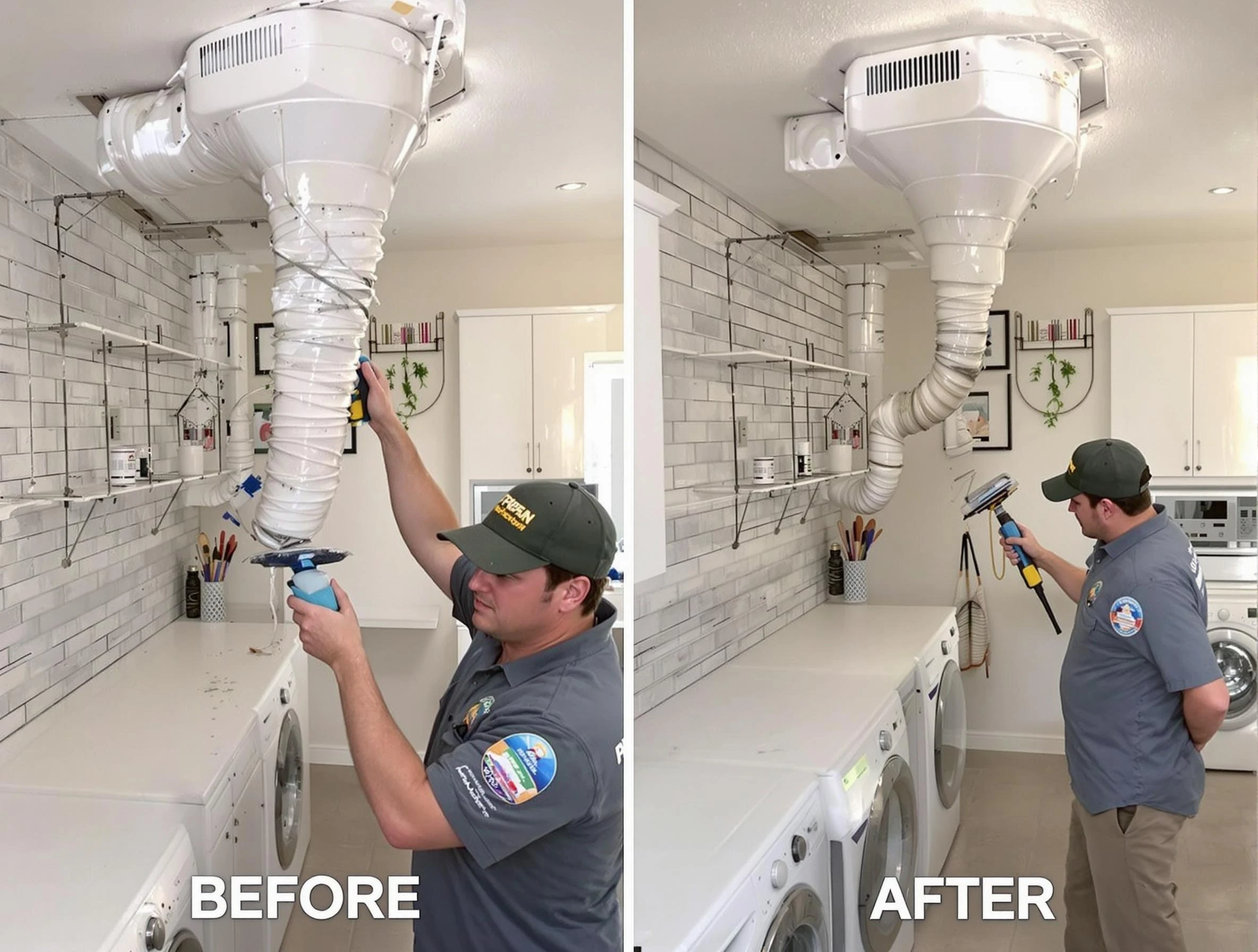 Professional dryer exhaust vent cleaning by Hyrum Dryer Vent Cleaning in Hyrum