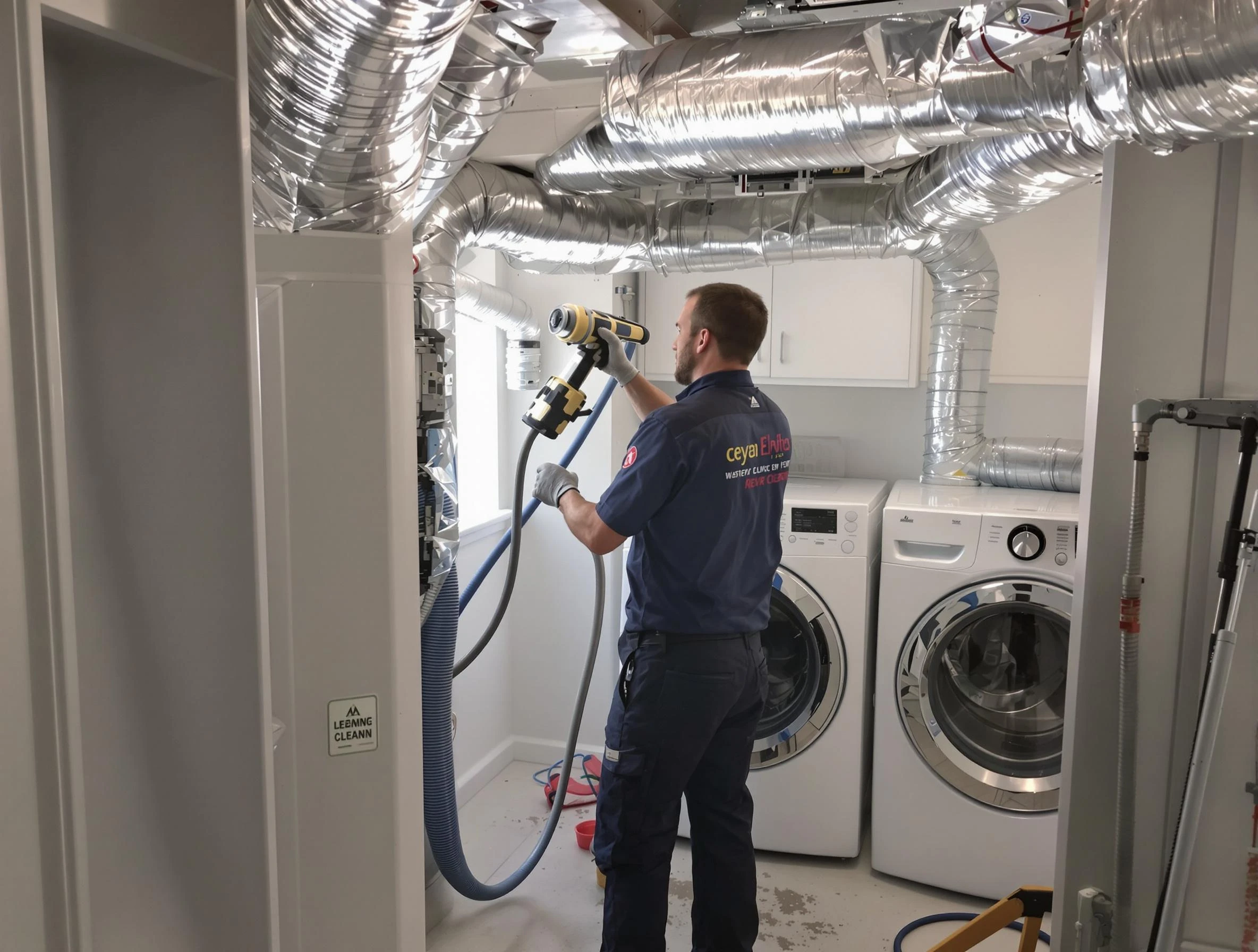 Hyrum Dryer Vent Cleaning specialist using advanced equipment for thorough duct cleaning in Hyrum
