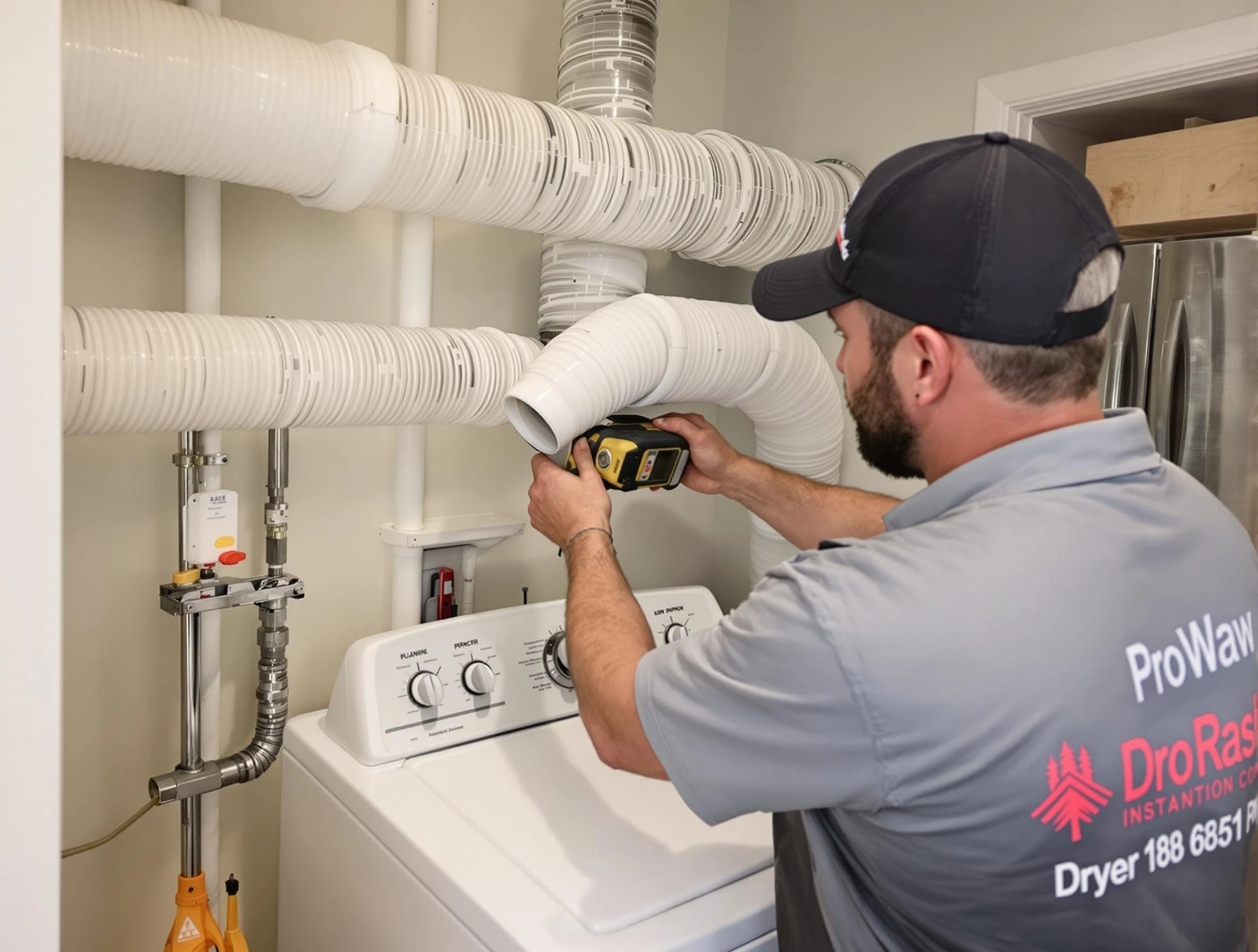 Professional dryer vent hose installation by Hyrum Dryer Vent Cleaning in Hyrum